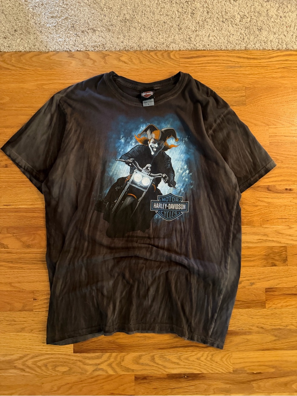 2000’s Harley-Davidson Men's Black Graphic Motorcycle T-Shirt